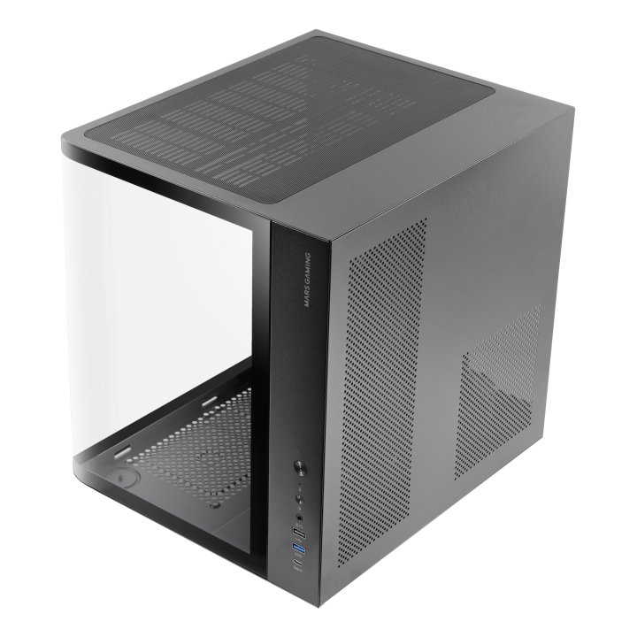 Caja ordenador mars gaming mccurv atx frgb cristal templado negra - Imagen 3