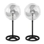8436568810089 | P/N: ET-F18SF - PACK 2 | Cod. Artículo: MGS0000017482 Ventilador de pie thulos et - f18sf -  pack 2 45 cm - altura regulable - 80w