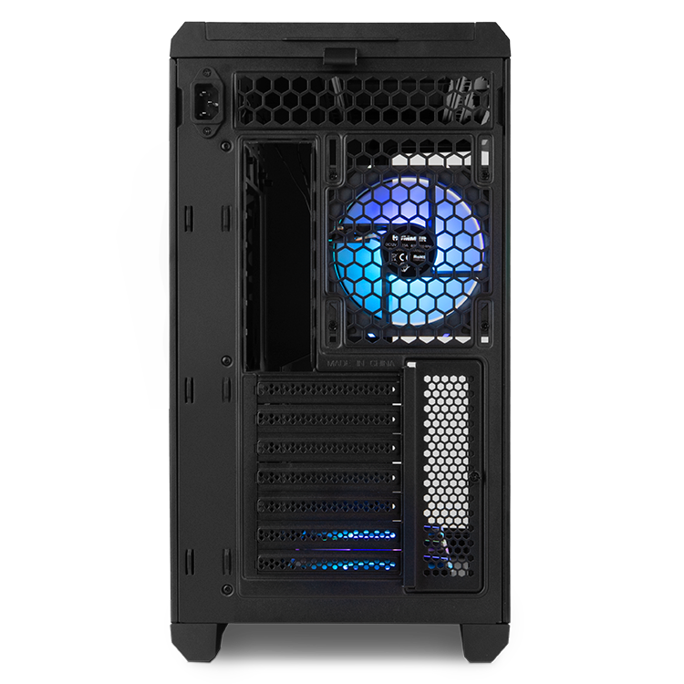 Caja ordenador gaming nox hummer anvil atx argb cristal templado negra - Imagen 2