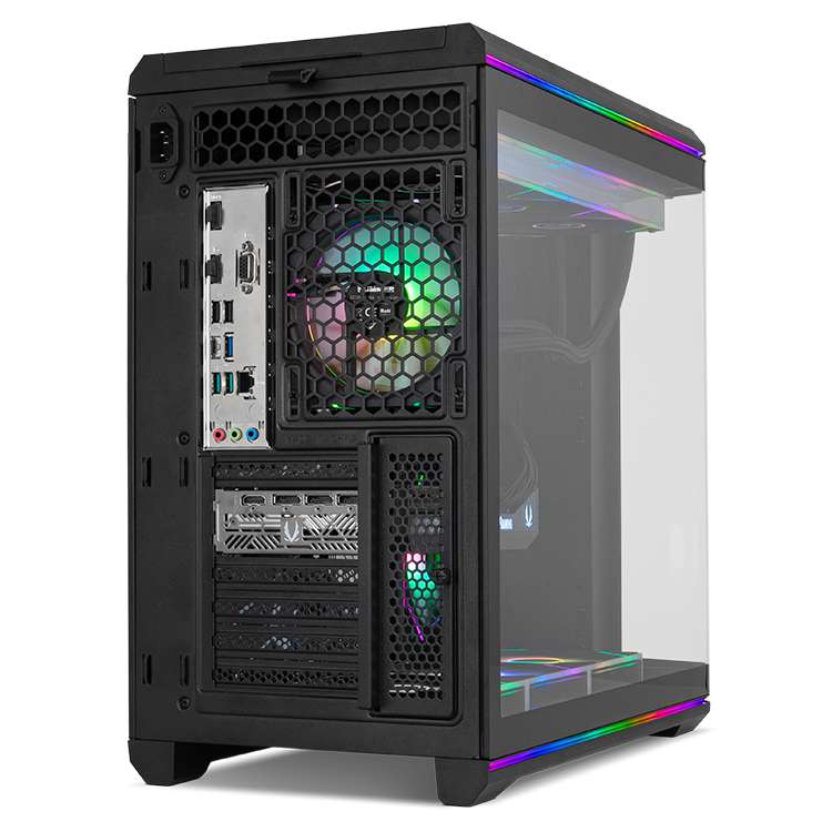 Caja ordenador gaming nox hummer anvil atx argb cristal templado negra - Imagen 4