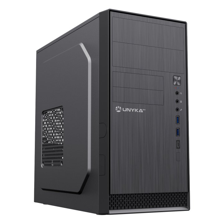 Caja ordenador unykach aero c12 matx negra - Imagen 2