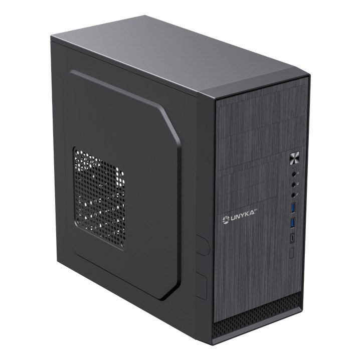 Caja ordenador unykach aero c12 matx negra - Imagen 5