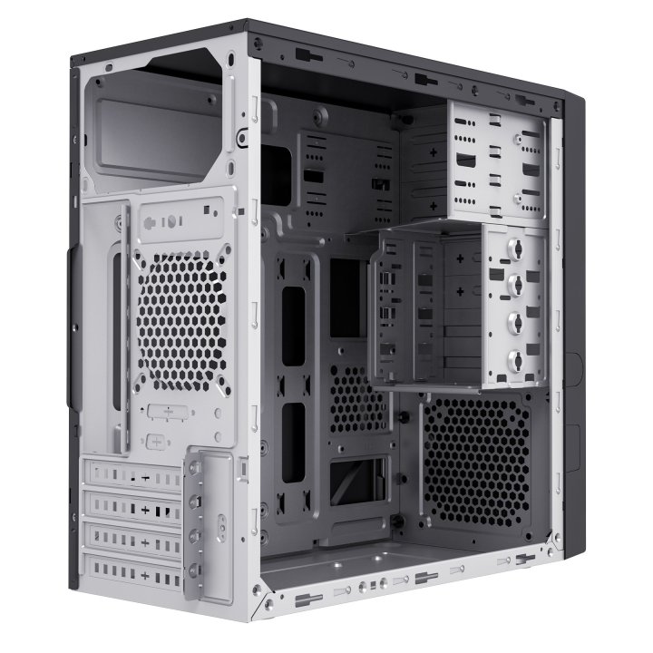 Caja ordenador unykach aero c12 matx negra - Imagen 6