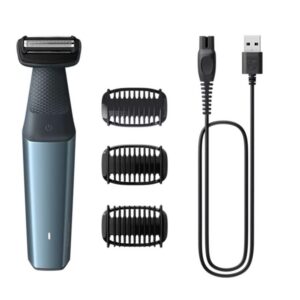 8720689020534 | P/N: BG3027/05 | Cod. Artículo: MGS0000024096 Afeitadora corporal philips bodygroom 3000 3 peines guia
