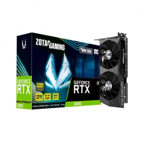 8886307704399 TARJETA GRÁFICA ZOTAC GAMING RTX 3060 TWIN EDGE 12GB GDDR6 ZT-A30600E2-10M A0059992 Zotac Tarjetas Gráficas ZT-A30600E2-10M