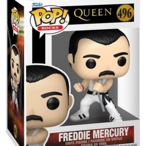 889698753739 | P/N: 75373 | Cod. Artículo: MGS0000034017 Funko pop rocks: queen -  f. mercury (white singlet)