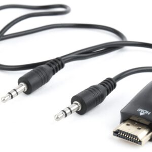 ADAPTADOR GEMBIRD HDMI A VGA HEMBRA CON 3