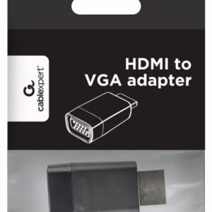 ADAPTADOR GEMBIRD HDMI MACHO A VGA HEMBRA 8716309081191 A-HDMI-VGA-001