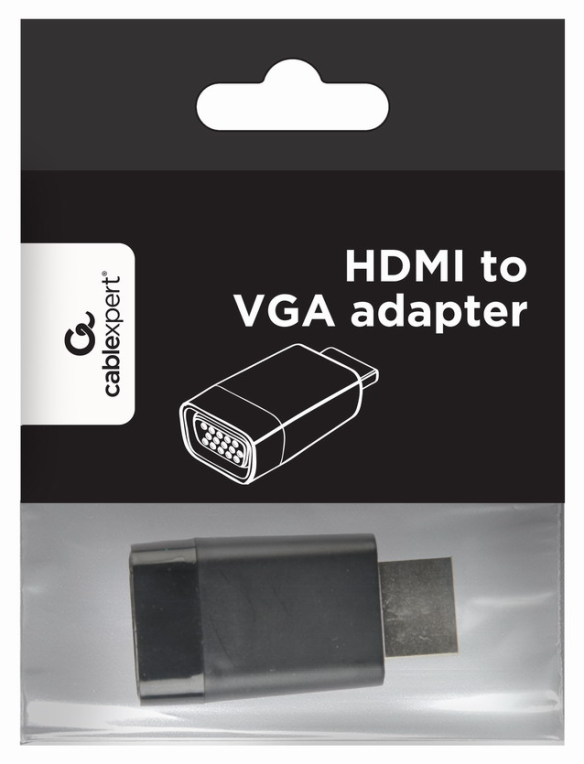 ADAPTADOR GEMBIRD HDMI MACHO A VGA HEMBRA 8716309081191 A-HDMI-VGA-001