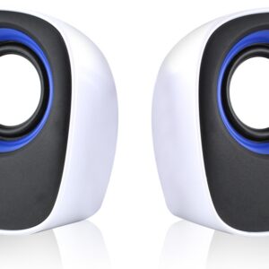 ALTAVOCES EWENT EW3513 2.0 5W RMS USB BLANCO/NEGRO 8032958185968 EW3513