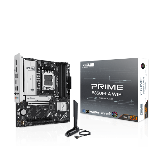 ASUS PRIME B850M-A WIFI AMD B850 Zócalo AM5 micro ATX 4711636051125 | P/N: 90MB1LN0-M0EAY0 | Ref. Artículo: 1401989