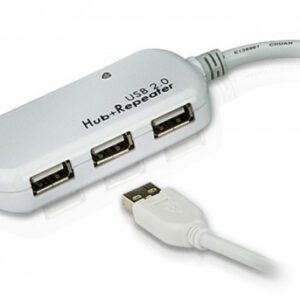 ATEN CABLE EXTENSOR USB 2.0 DE 12 M CON HUB DE CUATRO PUERTOS (SOPORTA CONEXION EN CADENA HASTA 60 M) (UE2120H)(CP20) 4710423775619 | P/N: UE2120H | Ref. Artículo: 977680