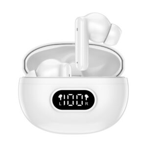 AURICULARES BLUETOOTH DENVER INALAMBRICOS CON ENC (4 MICROFONOS) BLANCO 5706751091476 TWE-357