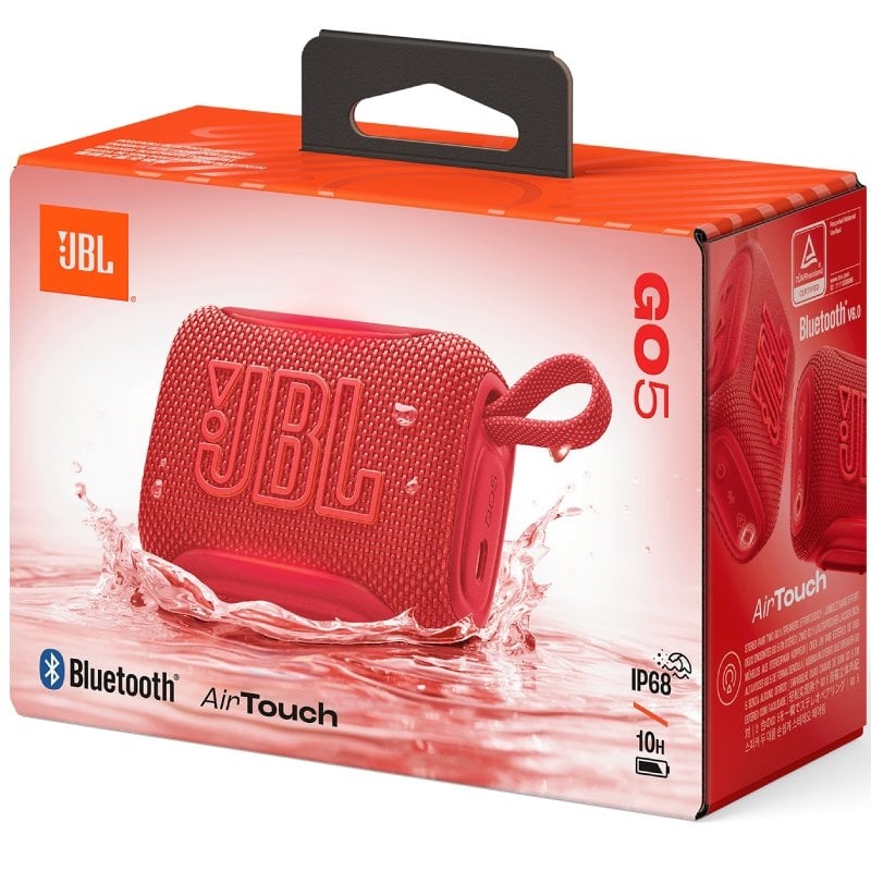 Altavoz con Bluetooth JBL GO 5/ 4.8W/ 1.0/ Rojo - Imagen 5