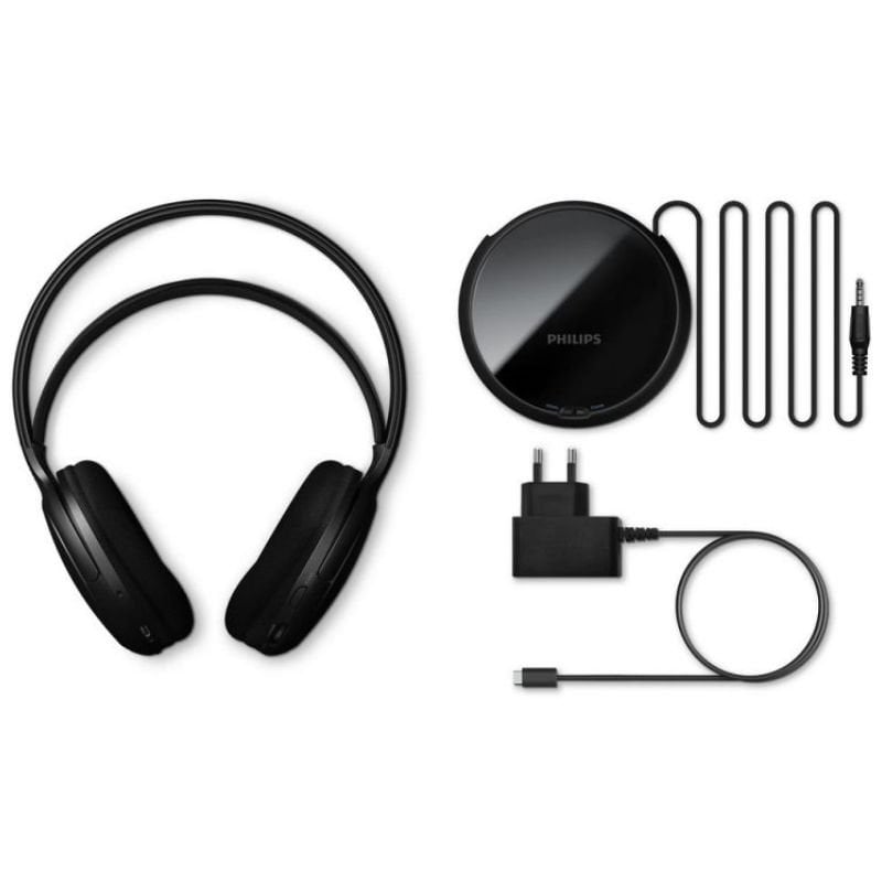 Auriculares Inalámbricos Philips SHC5200M2/ Jack 3.5/ Negros - Imagen 5