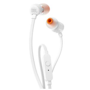 Auriculares Intrauditivos JBL Tune 110/ con Micrófono/ Jack 3.5/ Blancos 1200130022739  JBL-AUR T110WHT V2