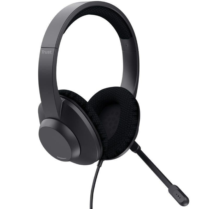 Auriculares Trust Ayda Max USB-ENC/ con Micrófono/ USB/ Negros - Imagen 3