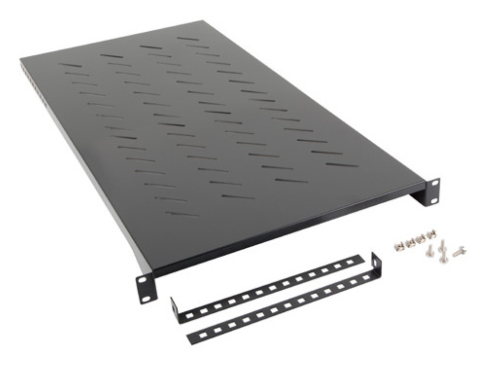 BANDEJA LANBERG FIJA 1U 483X900MM HASTA 25KG RACK 19" NEGRO 5901969424560 AK-1013-B