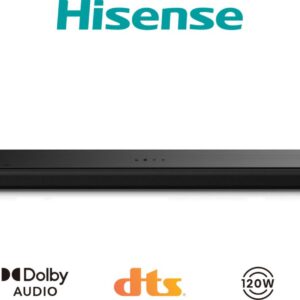 BARRA DE SONIDO HISENSE HS1000 120W DOLBY STEREO 2 CANALES BT 5.3 HDMI 6942351422640 HS1000