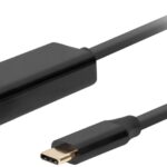 CABLE USB-C A DISPLAYPORT LANBERG MACHO/MACHO 1.0M 4K 60HZ NEGRO 5901969436808 CA-CMDP-10CU-0010-BK