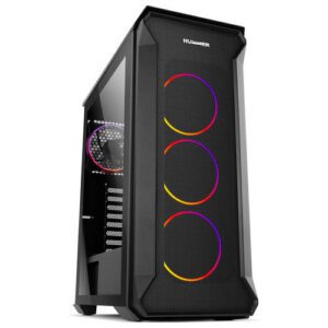 CAJA MINITORRE/ATX NOX HUMMER QUANTUM S/FUENTE USB3.0 NEGRA ARGB C/VENTANA 8436587970375 P/N: NXHUMMERQUANTUM | Ref. Artículo: NXHUMMERQUANTUM