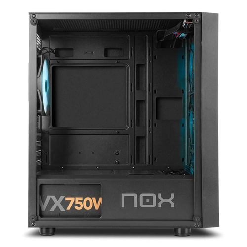 CAJA MINITORRE/MICRO-ATX NOX INFINITY EPSILON S/FUENTE USB3.0 NEGRA A-RGB - Imagen 4