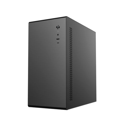 CAJA SEMITORRE/MICRO-ATX COOLBOX M640C S/FUENTE USB-C NEGRA - Imagen 3