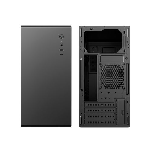 CAJA SEMITORRE/MICRO-ATX COOLBOX M640C S/FUENTE USB-C NEGRA - Imagen 5