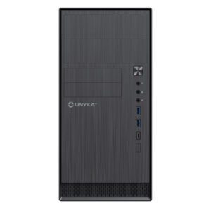 CAJA SEMITORRE/MICRO-ATX UNYKA AERO C12 V2 S/FUENTE USB3.0 NEGRA 8436617921018 P/N: UK52110V2 | Ref. Artículo: UK52110V2