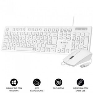 COMBO BUSINESS SLIM SILENCIOSO CON CABLE USB B 8436586742553 | P/N: SUBKBC-CSSK02 | Ref. Artículo: 1365446