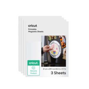 CRICUT PRINTABLE MAGNET SHEETS A4 (3) WHITE 0093573958526 | P/N: 2012792 | Ref. Artículo: 1402353