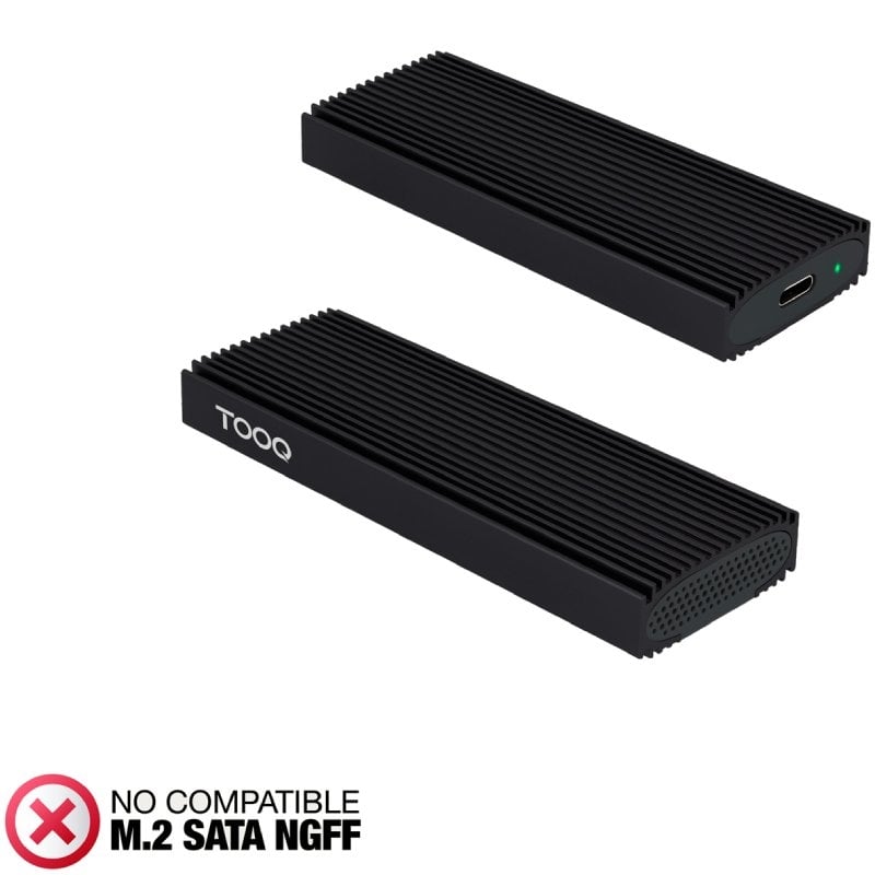 Caja Externa para Disco SSD M.2 NVMe TooQ TQE-2230B/ USB 3.1 - Imagen 2