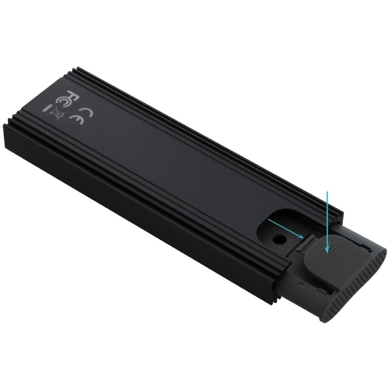 Caja Externa para Disco SSD M.2 NVMe TooQ TQE-2230B/ USB 3.1 - Imagen 4