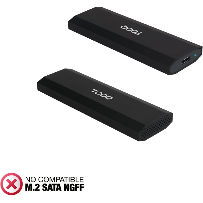 Caja Externa para Disco SSD M.2 NVMe TooQ TQE-2231B/ USB 3.1 - Imagen 2