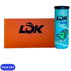 Cajón Bolas Lok Sports/ 24 packs de 3 unidades PC2500489 178449 LOK-PELOTA PADEL FRESH 72U