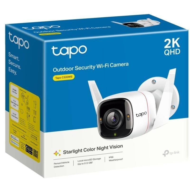 Cámara de Videovigilancia TP-Link Tapo C320WS/ Visión Nocturna/ Control desde APP - Imagen 2