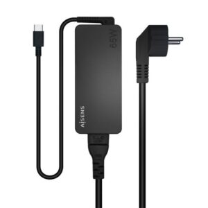 Cargador de Portátil Aisens ASCH-1PD65D-BK/ 1xUSB Tipo-C/ 65W/ Automatico/ Voltaje 5-20V 8436574707946 ASCH-1PD65D-BK AIS-CARGA ASCH-1PD65D-BK