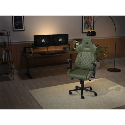 Corsair TC500 LUXE Silla para videojuegos de PC Asiento acolchado Verde - Imagen 7