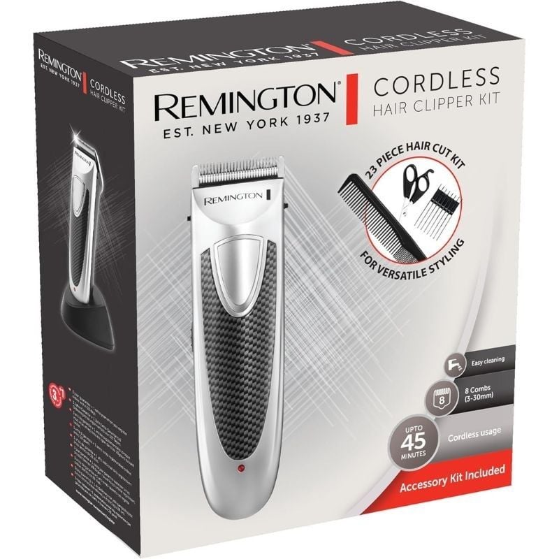 Cortapelos Remington Cordless Hair Clipper Kit HC4110/ con Batería/ 23 Accesorios - Imagen 3