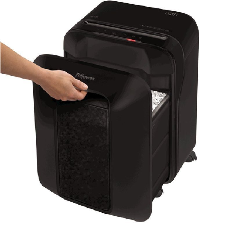 Destructora Fellowes LX201/ Corte en Partículas de 2 x 12mm/ Negra - Imagen 3