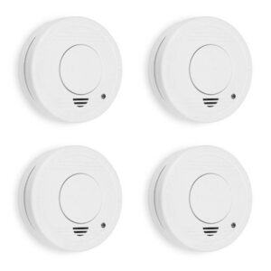 Detector de Humo Smartwares 10.100.41/ 4 Unidades 8711658414614 10.100.41 SMW-DETECT HUMO 10 100 41