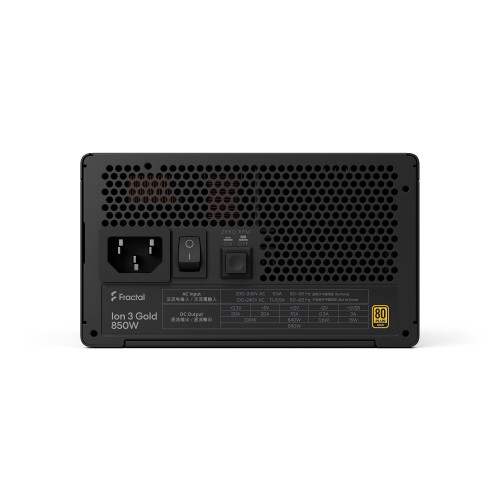 FRACTAL DESIGN FUENTE DE ALIMENTACION ION GOLD 850W FULLY MODULAR FD-P-IA3G-850-EU - Imagen 4