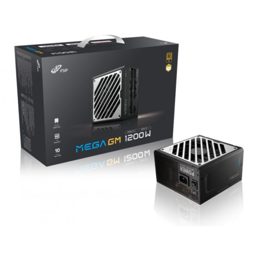 FSP MEGA-1200GM 1200W 80 PLUS GOLD FULL MODULAR ATX3.1 PCIE 5.1 12V-2X6 - Imagen 2