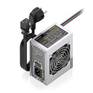 FUENTE ALIMENTACION AISENS SFX 500W CABLE ALIMENTACION OEM PLATA 8435739905111 ASPC-500SFX-PSE