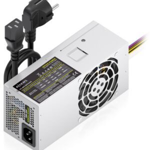 FUENTE ALIMENTACION AISENS TFX 500W CABLE ALIMENTACION OEM PLATA 8435739905128 ASPC-500TFX-PSE