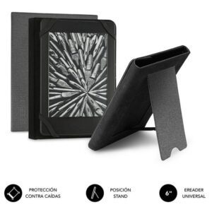 Funda para libro electrónico Subblim Clever Ebook Stand Case 6"/ Gris 8436586741631 SUB-CUE-1EC100 SUB-FUNDA CUE-1EC100