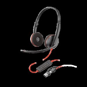 HP Poly Auriculares Poly Blackwire 3225 estéreo USB-C + conector de 3