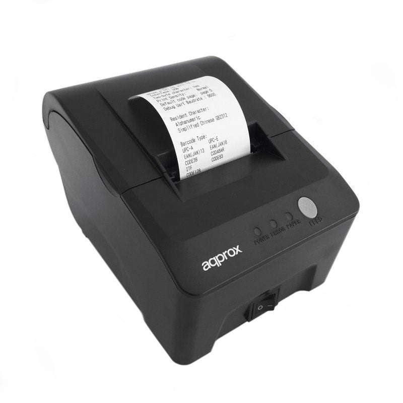 Impresora de Tickets Approx appPOS58MU/ Térmica/ Ancho papel 58mm/ USB/ Negra - Imagen 3