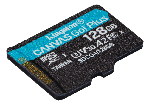 Kingston Technology Tarjeta microSDXC Canvas Go Plus Gen4 de 128 GB, 200 MB/s, A2 U3 V30 y adaptador - Imagen 4