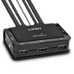 Lindy 42340 interruptor KVM Negro 4002888423403 | P/N: 42340 | Ref. Artículo: 1408249